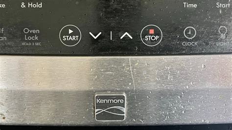 kenmore gas stove door locked